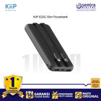 Gambar KiiP E33C Powerbank Slim 10000mAH Dual Input USB-C Micro USB Power Bank - White dari Sentra Digital Kota Surabaya 2 Tokopedia