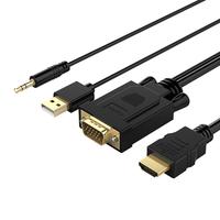Gambar ORICO VGA to HDMI Adapter With Audio and USB Power Cable - XD-VATH-10 - hitam, Standar dari SUPERMASSIVE INDONESIA Kota Administrasi Jakarta Utara 1 Tokopedia