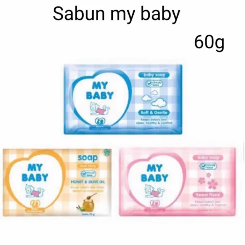 (Paket 6 Pcs) My Baby Soap - Sabun Bayi 60gr  - Perawatan Kulit Sensitif