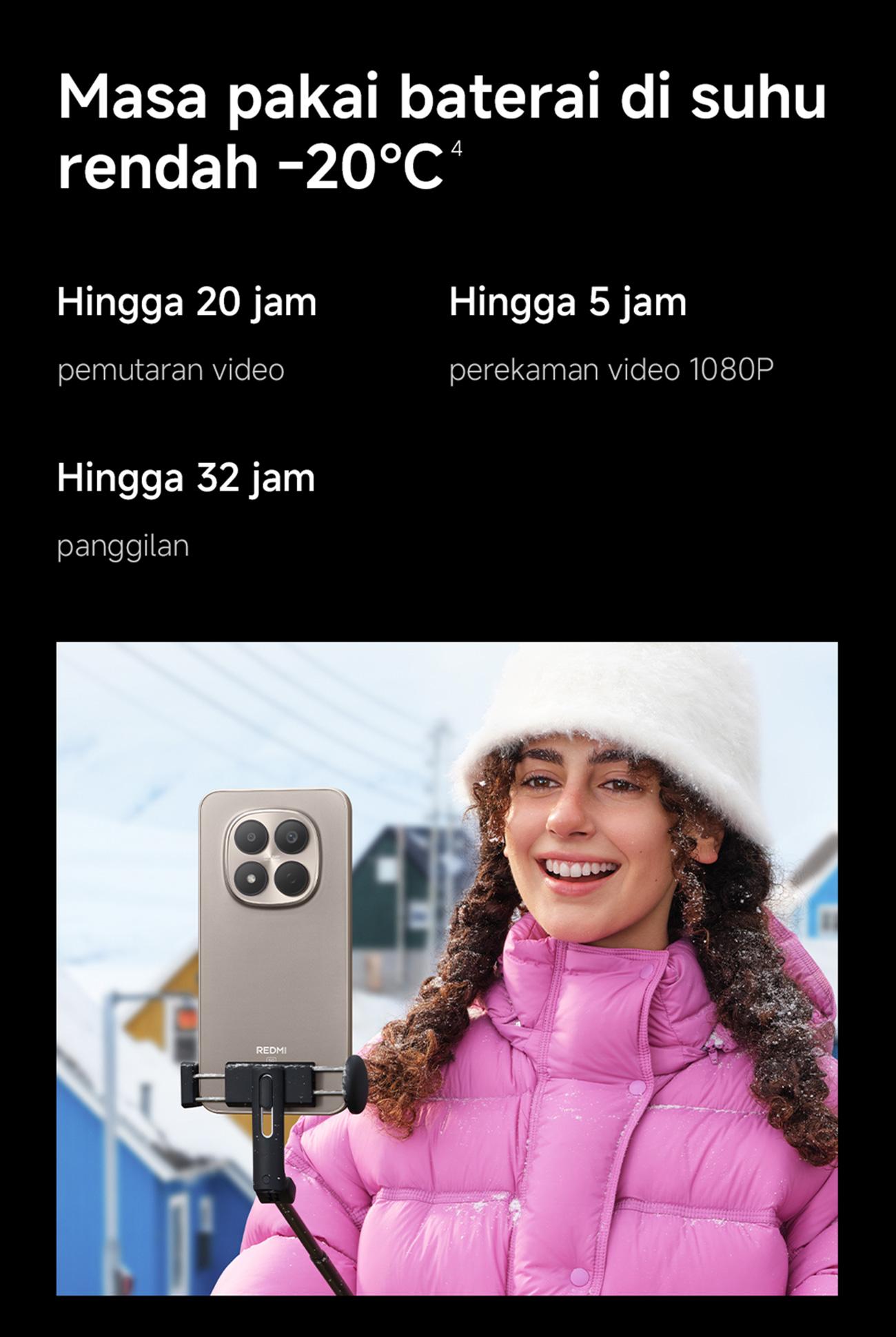 Xiaomi Redmi Note 15 Pro 5G (8/256GB) (12/512GB) |  Baterai besar 6580mAh | Corning Gorilla Glass Victus 2 | IP69K Ketahanan debu dan air | Kamera baru 200MP dengan kejernihan ultra | Layar AMOLED CrystalRes 6,83" 1.5K | NFC [Xiaomi Official Store]