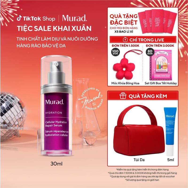 Tinh chất giúp làm dịu da khô và nuôi dưỡng hàng rào bảo vệ da Murad Cellular Hydration Repair Serum 30ml