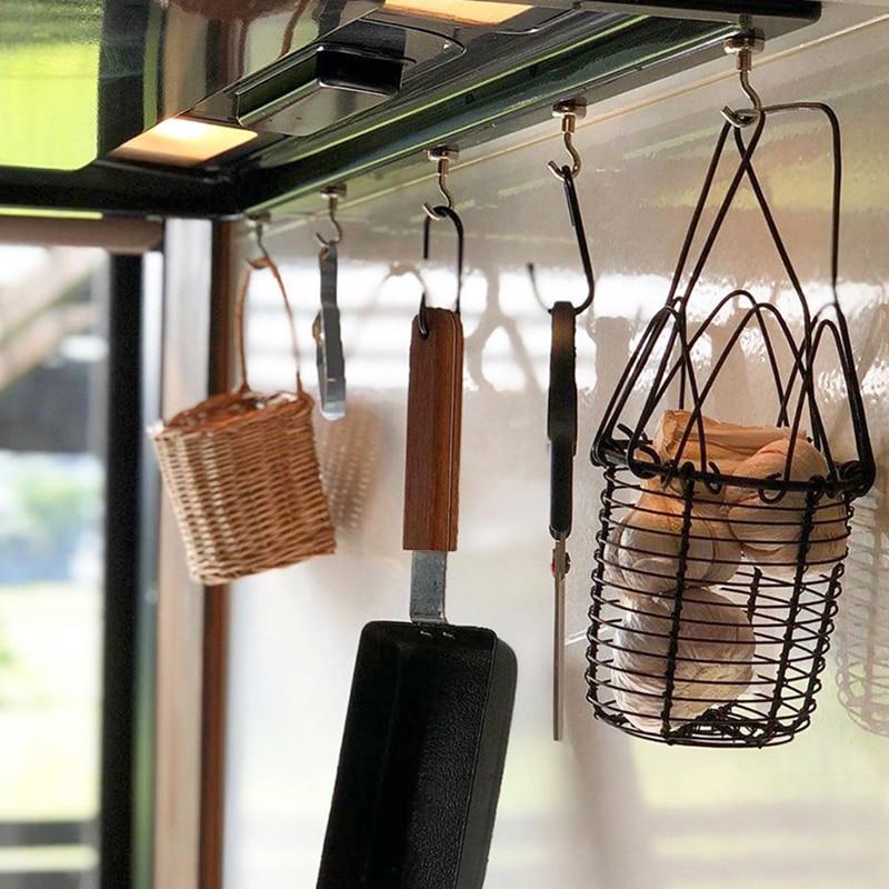 Product Introduction of 10Pcs Strong Magnetic Hooks Practical load bearing Hook Multi-Purpose storage For Home Kitchen Bar Storage Key Coat Cup Hanging 25