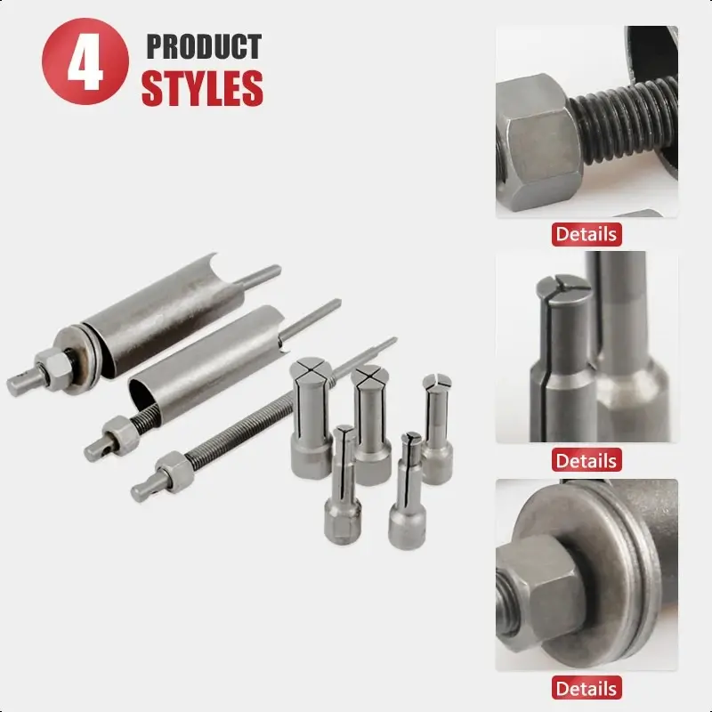 Bearing Puller Set 12 Pcs CVT Treker Lepas Pembuka Bearing Laher Tutup CVT Treker Bearing Dalam Treker Laher 4