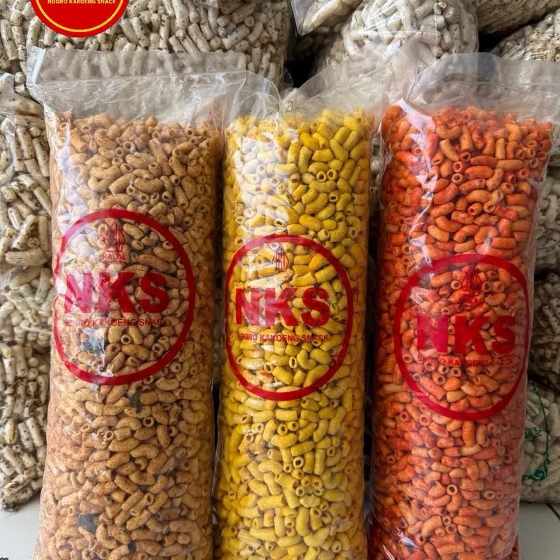 Makaroni Pipa Bantat NKS - NS 1 Ball (1kg) - Camilan Pedas & Nikmat Cemilan Food Snacks Makanan 1