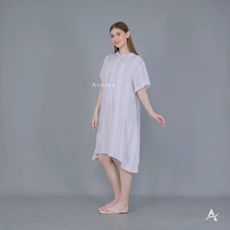 AYRINS - Daster Adrina Salur Premium Bahan Rayon Viscose Daster Kekinian Busui Frendly Baju Wanita Terbaru 1