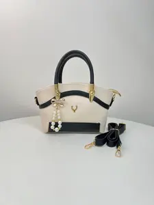 Tas Wanita LENIA BY DI.YACOLLECTION Tas Wanita Selempang Jinjing Simple Desain Trendy Cantik Bahan Tahan Lama Cocok Untuk Berbagai Kegiatan dengan Hiasan Mutiara Elegan