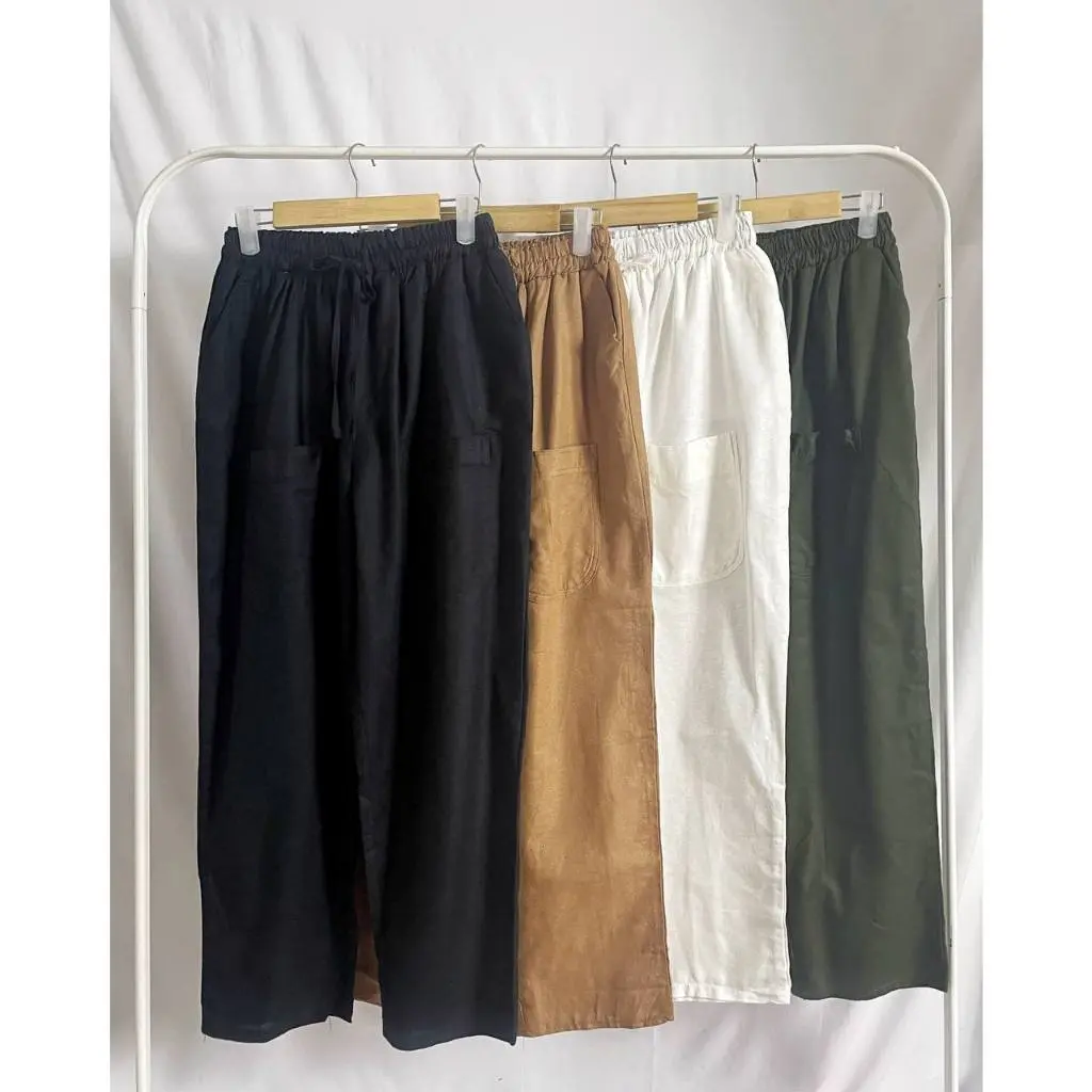 BASIC RAMI CELANA SUPER JUMBO BAGGY PANTS BIGSIZE KULOT 2XL 3XL 4XL COD