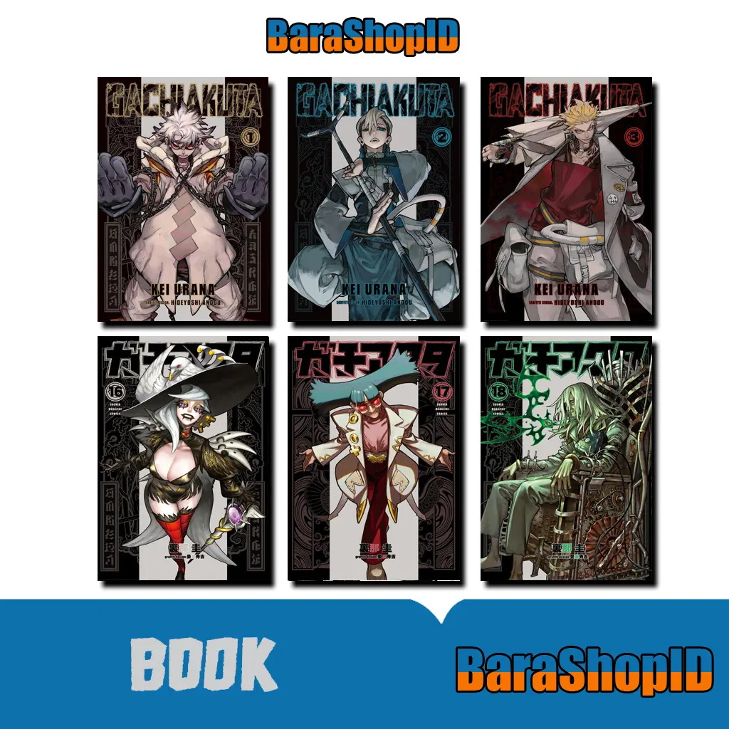 Gachiakuta vol. 1-18 Manga by Kei Urana - English/Indonesia