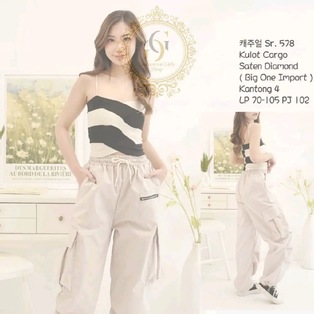 CELANA PANJANG WANITA KEKINIAN IMPORT / LIVE