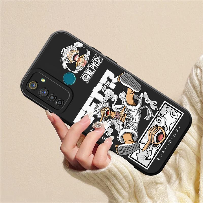 Casing Lunak Motif Anime Lufy untuk Re4lme 5 Pro / 5s 5i C3 6 6i 6pro - Softcase Hp 2
