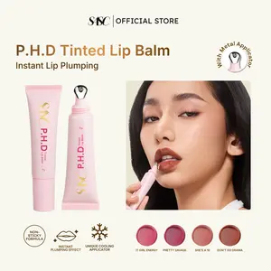 SASC PHD Tinted Lip Balm Cooling Metal Applicator Tahan 12 Jam Mencerahkan Melembabkan Bibir Kering
