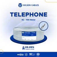 Gambar Kabel Telpon 4C 100 Meter Grey - Kabel Telpon Wilson Cables - 100 Meter dari Wilson Cables Kab. Tangerang 1 Tokopedia