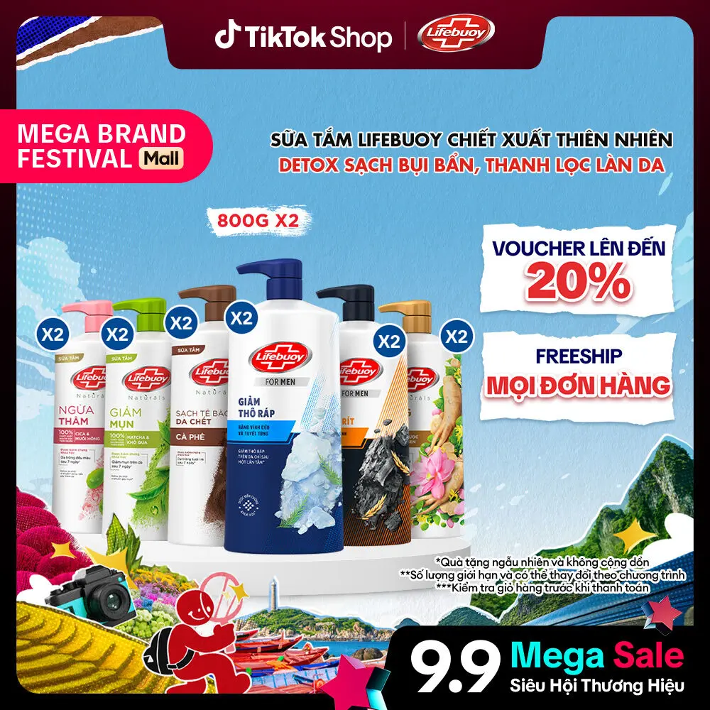 [Video] Combo 2 Sữa tắm Lifebuoy Chăm Sóc Chuyên Sâu, giúp detox sạch sâu và giảm mụn trên da 800g x2