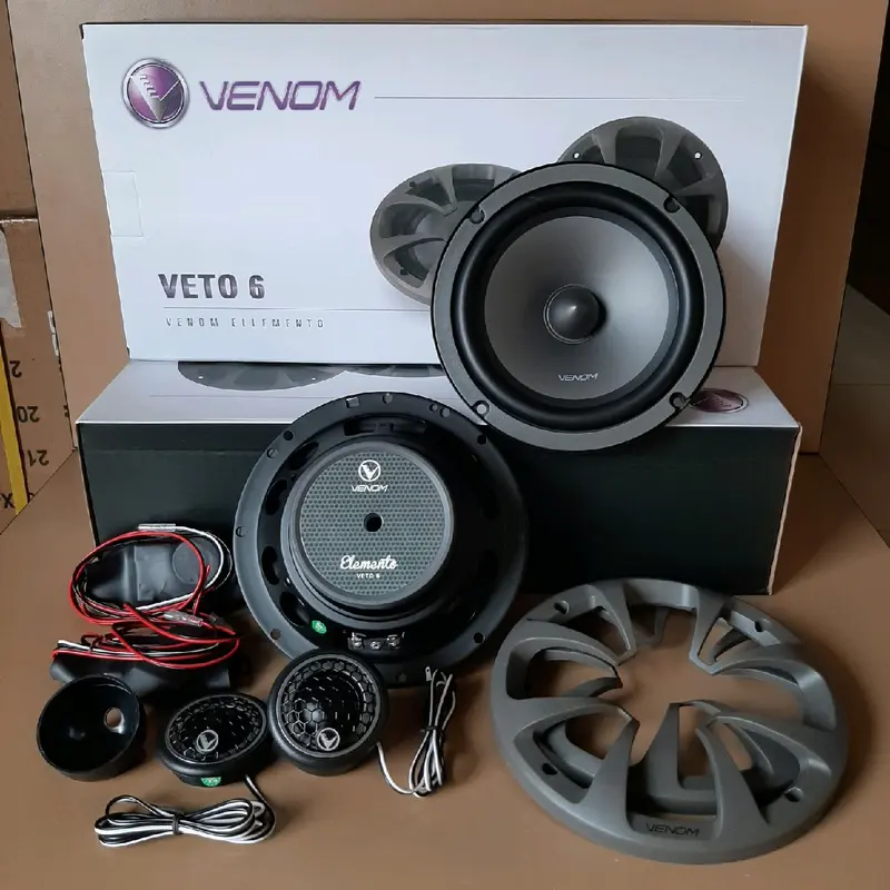 SPLIT VENOM VETO 6 INCH VENOM ELLEMENTO VETO 6 ORIGINAL VENOM SPEAKER AUDIO MOBIL VENOM 7