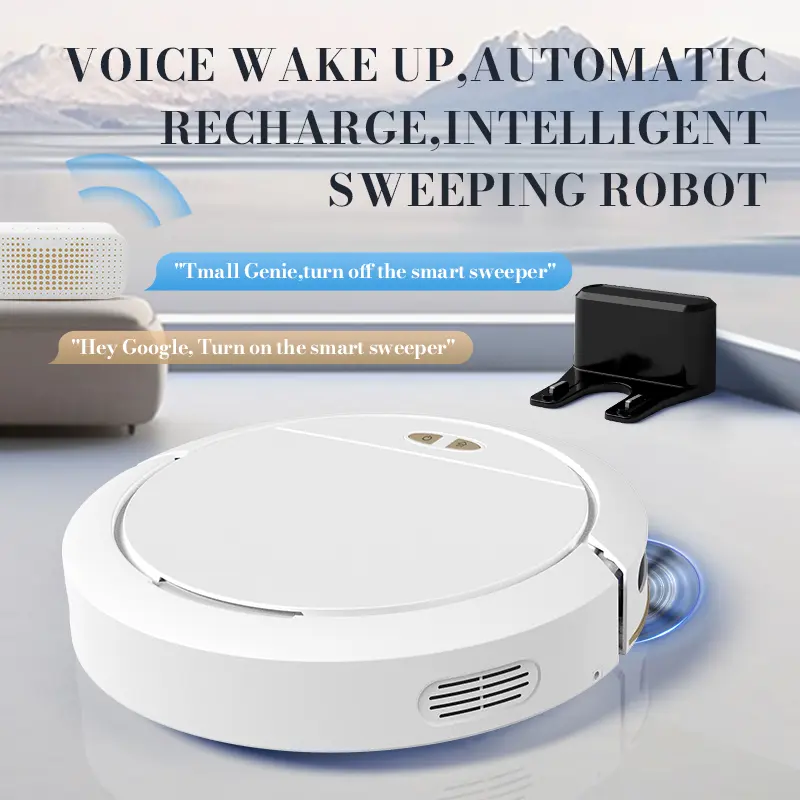 Intelligent sweeping robot, fully automatic home sweeping, suction and mopping, automatic recharge with voice APP control
