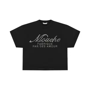 Boxy Tee  Mouché – Black Luxe Unisex