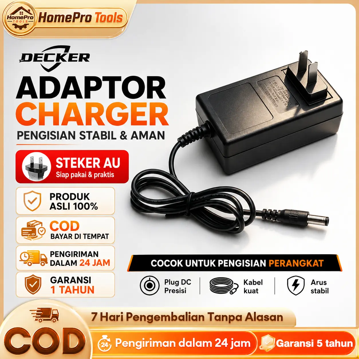 Pengisi Daya Baterai Lithium, Bahan PP, Cocok untuk Baterai 21V, Arus 300A, Tegangan Lebar 110V-240V (Otomatis), 50/60HZ