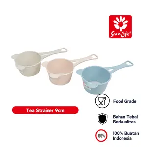 SunLife Tea Strainer DAPAT 3 PCS Alat Saringan Teh 9 CM  Bulat Tea Strainer Serbaguna  SNL-818A