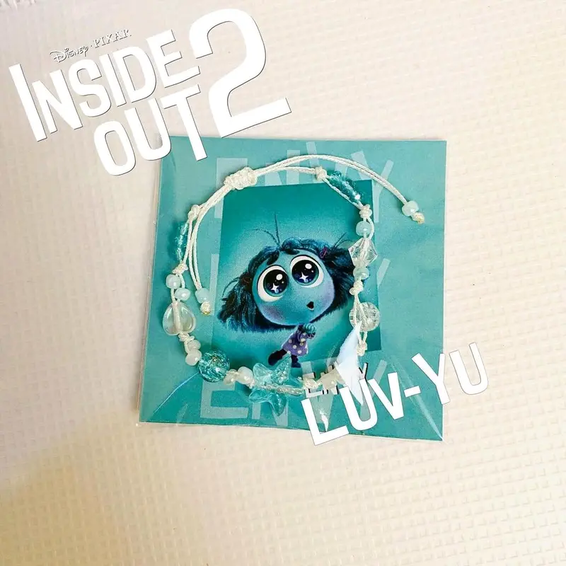 Inside Out 2 Bracelet | Gelang tali serut Inside Out 2 | Gelang couple 8