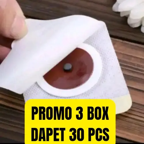 PROMO Dapet(3 Box)!!! Plaster magnetik / patch koyo Untuk Perut Lengan dan Paha (isi  10 pcs/box)