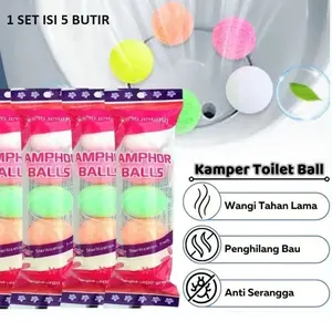 Kapur Barus Camphor Balls – Pengusir Bau & Serangga di Lemari, Wangi Tahan Lama, Isi Banyak!