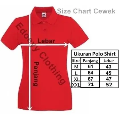 Baju Kerah Berkerah Cewek Kaos Polo Wanita 5