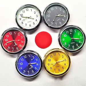 Jam mobil tempel dashboard airvent clip clock luminous menyala dalam gelap