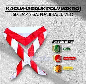 BELI KACU GRATIS RING KACU BEBAS PILIH Hasduk SD SMP SMA JUMBO bijian - Dasi Kacu Pramuka Bijian Perlengkapan Pramuka
