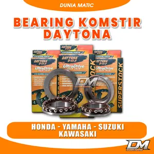 Bearing Komstir Daytona NMAX, Aerox, Xeon Karbu, RC, GT, Vixion, R15 V3, Mio M3/J/S/Z, Sporty, Soul GT, Fino, Jupiter Z, Supra, Revo, Blade, Beat, Scoopy, Vario, Megapro, Verza, CB150R, CBR150R, CRF150, KLX150, D-Tracker Original | Dunia Matic