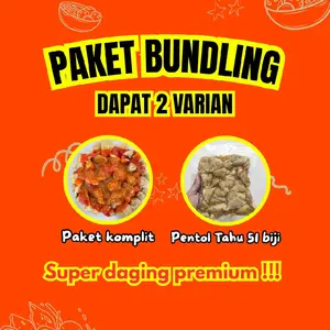 {COD} PAKET BUNDLING lebih hemat dapat 2 varian Paket Komplit + Pentol Tahu.