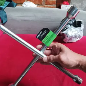 TEKIRO Kunci Roda Palang Mobil 14 Inch Kunci Sok 17 x 19 x 21 x 23