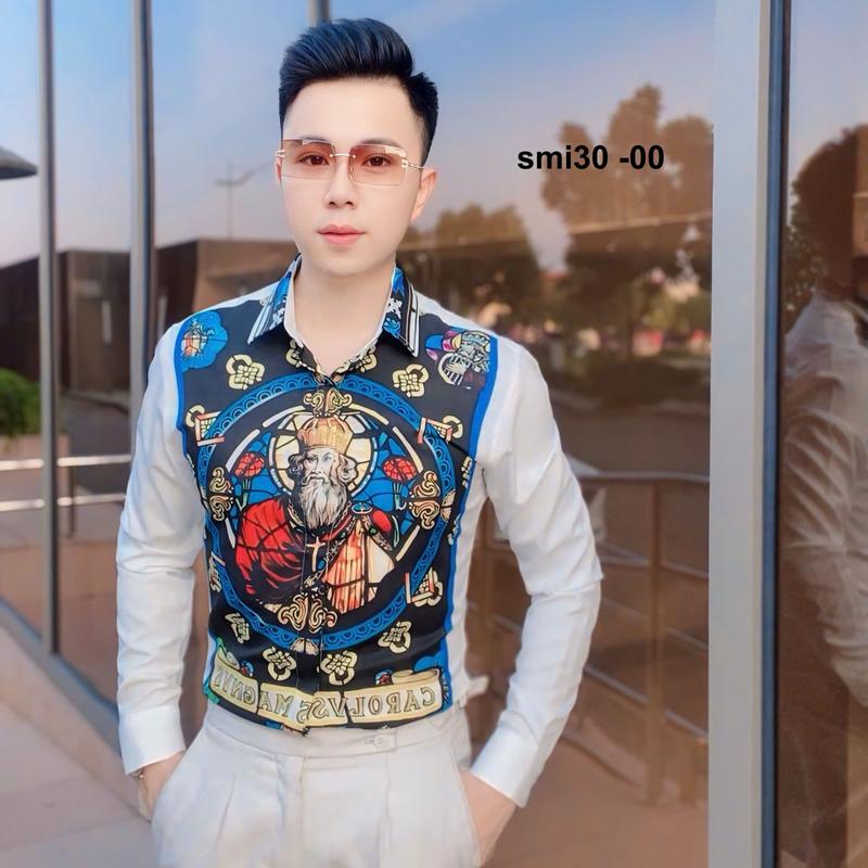  Áo Sơ Mi Lụa Nam Co Giãn Hình 3D Đặc Sắc Dân Chơi 
