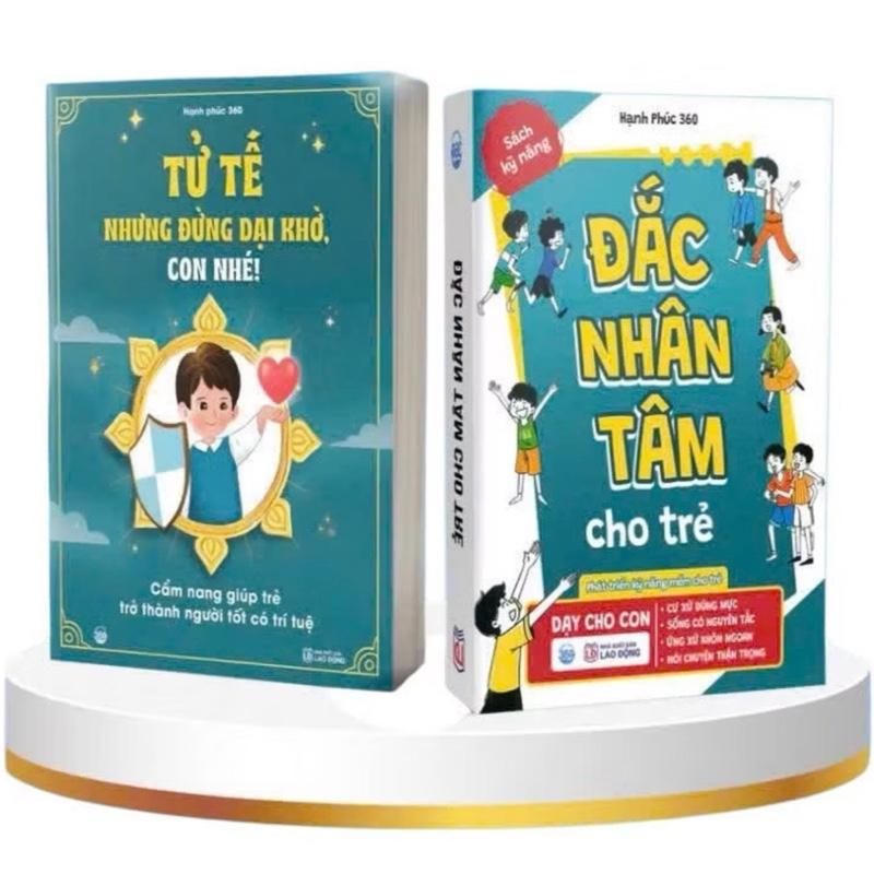 Sách: Combo Đắc nhân tâm cho trẻ + Tử tế nhưng đừng dại khờ con nhe 0