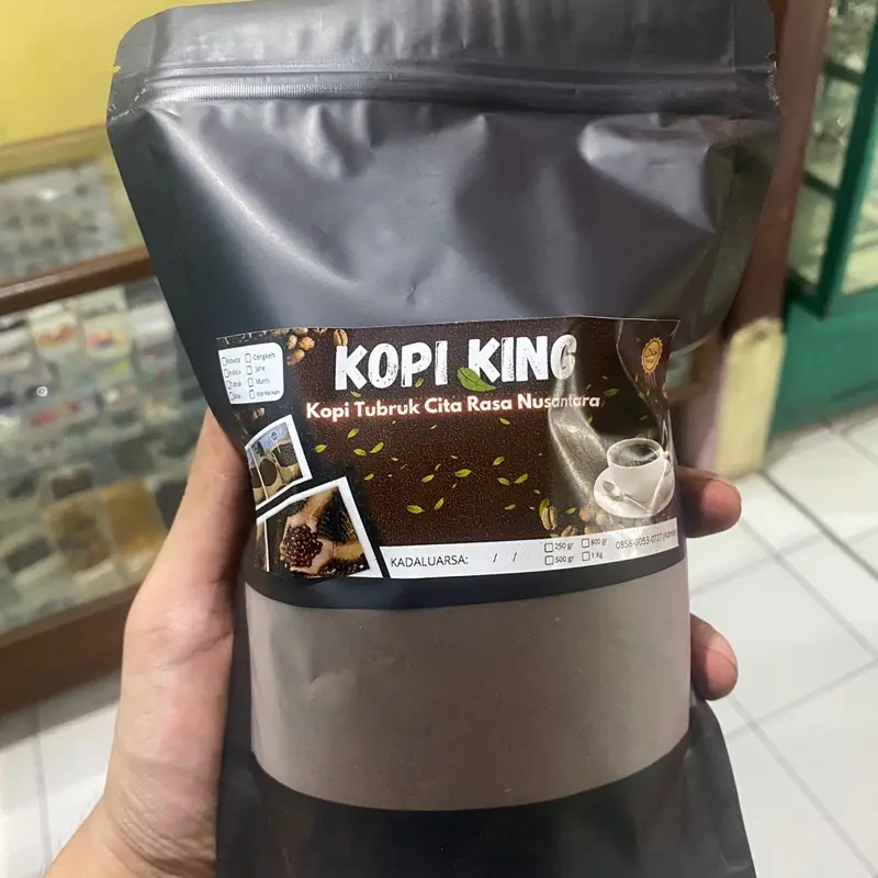 Kopi bubuk tubruk 1 kg mantap harga termurah - ciri khas nusantara