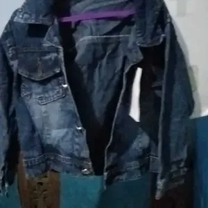 jaket jeans anak cowok karakter super hero/ jaket led nyala terlaris Fashion