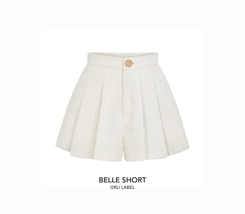 ORLI LABEL - Belle Short - Quần tweed be