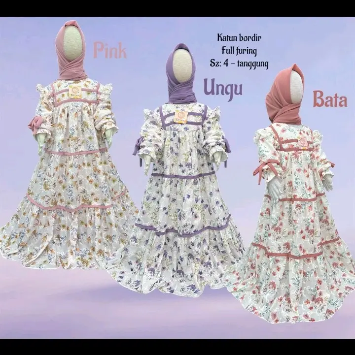 gamis anak terbaru 1/15thn 0
