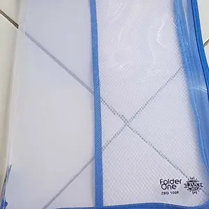 Folder One Zipper Bag / Map Sleting Jaring Tempat Arsip Dokumen Folio (F4)
