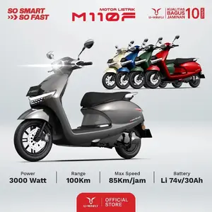 TERBARU Motor Listrik Uwinfly M110F Molis Lithum 74V/30Ah Fast Charging