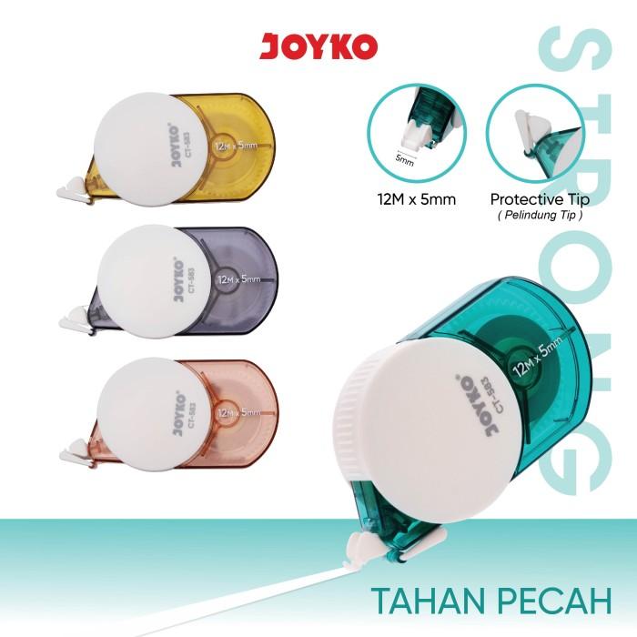 Gambar Pita Koreksi Correction Tape Joyko CT-583 Strong dari Joyko Indonesia Kota Administrasi Jakarta Utara Tokopedia