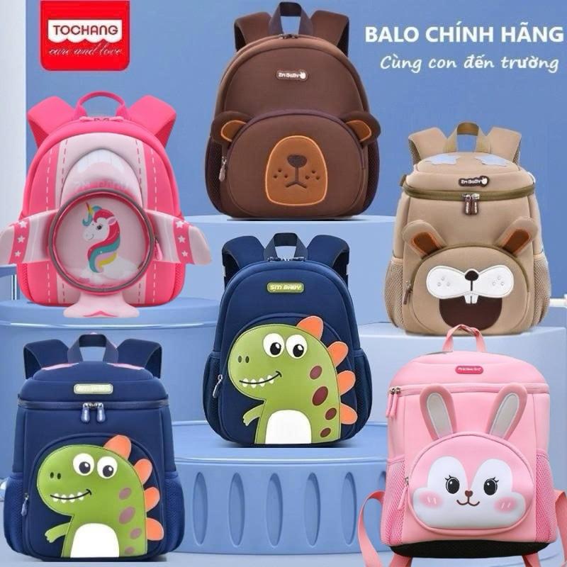 Balo đi học mẫu giáo mầm non nhà trẻ cho bé KHỦNG LONG zmbaby