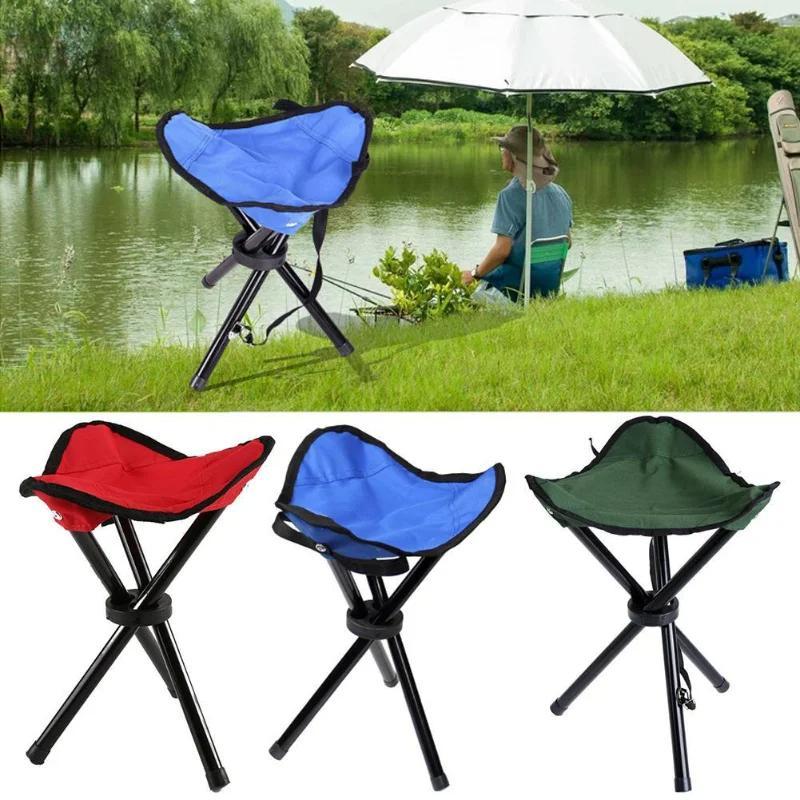 1PC Fishing Stool Folding Stool Triangle Stool Portable Beac - TikTok ...