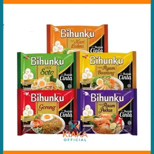 1 Pcs BIHUNKU ALL VARIAN 55gr AYAM BAWANG KARI LAKSA SOTO GORENG ASAM PEDAS