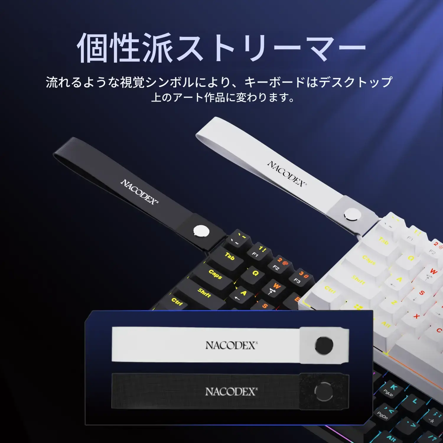 AJAZZ NK61 小型構成 有線メカニカルキーボード 赤スイッチ ゲーム