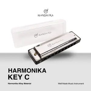 MANDALIKA Harmonica 10 Holes Key C Original