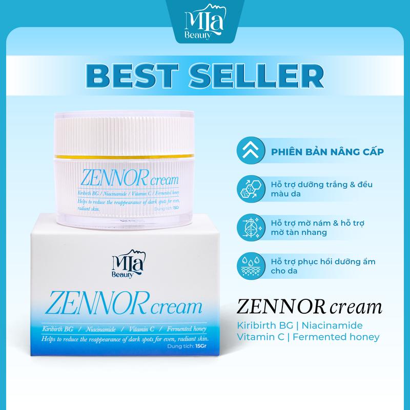 Kem Face ZENNOR CREAM - Hỗ Trợ Dưỡng Sáng Da - Hỗ Trợ Mờ Nám [ MLa Beauty ]