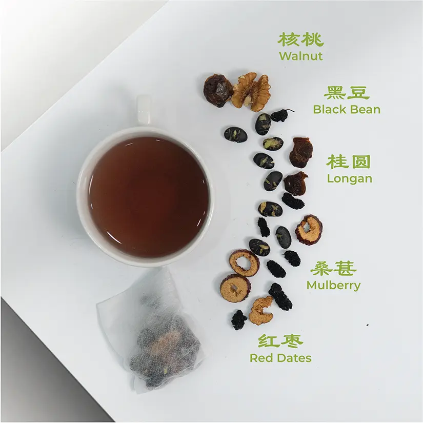 Sai Hing Hair Tonifying Tea (6 tea bag)