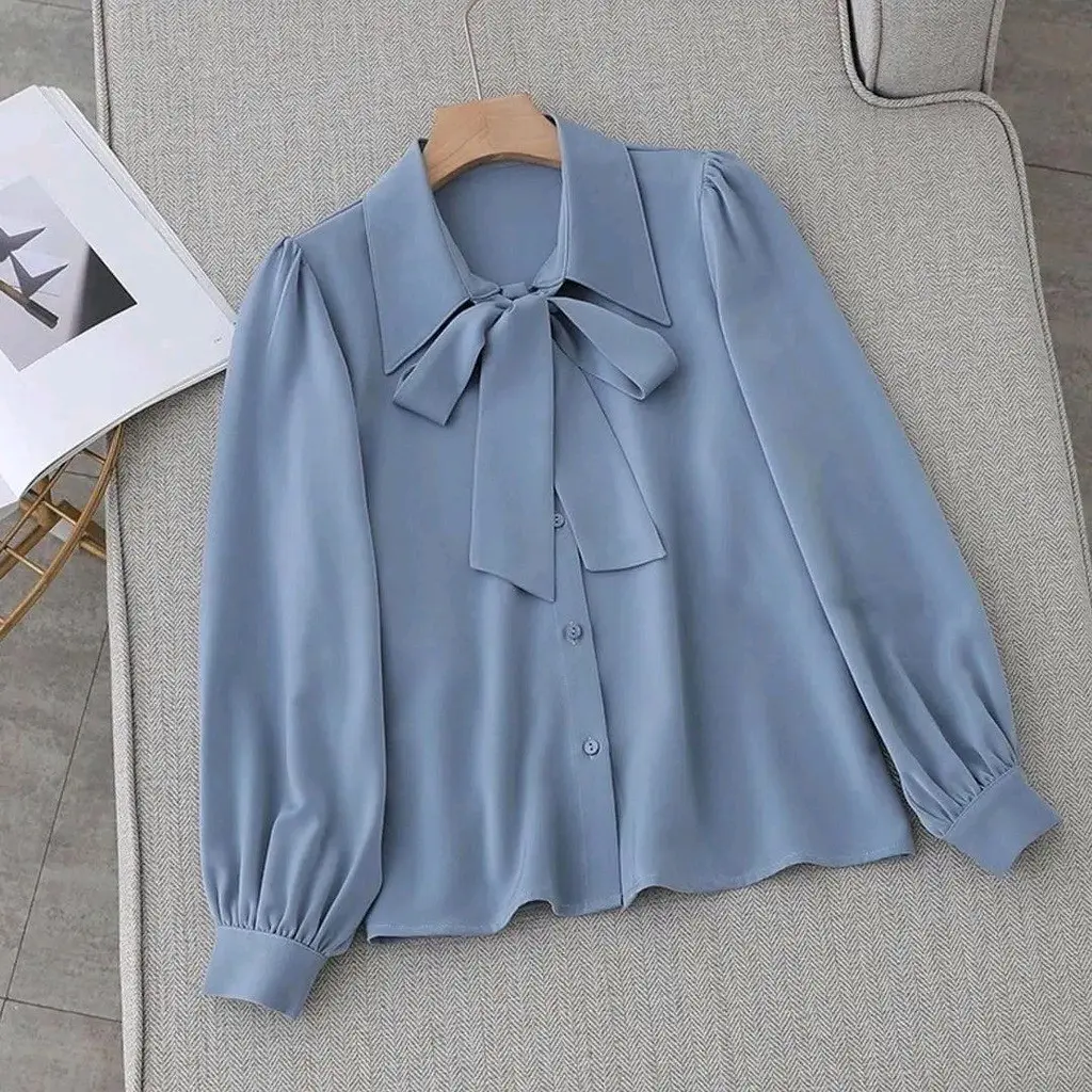 MADURA-Jual Baju Wanita Lavita Blouse Atasan Korean Style Terbaru Lengan Panjang