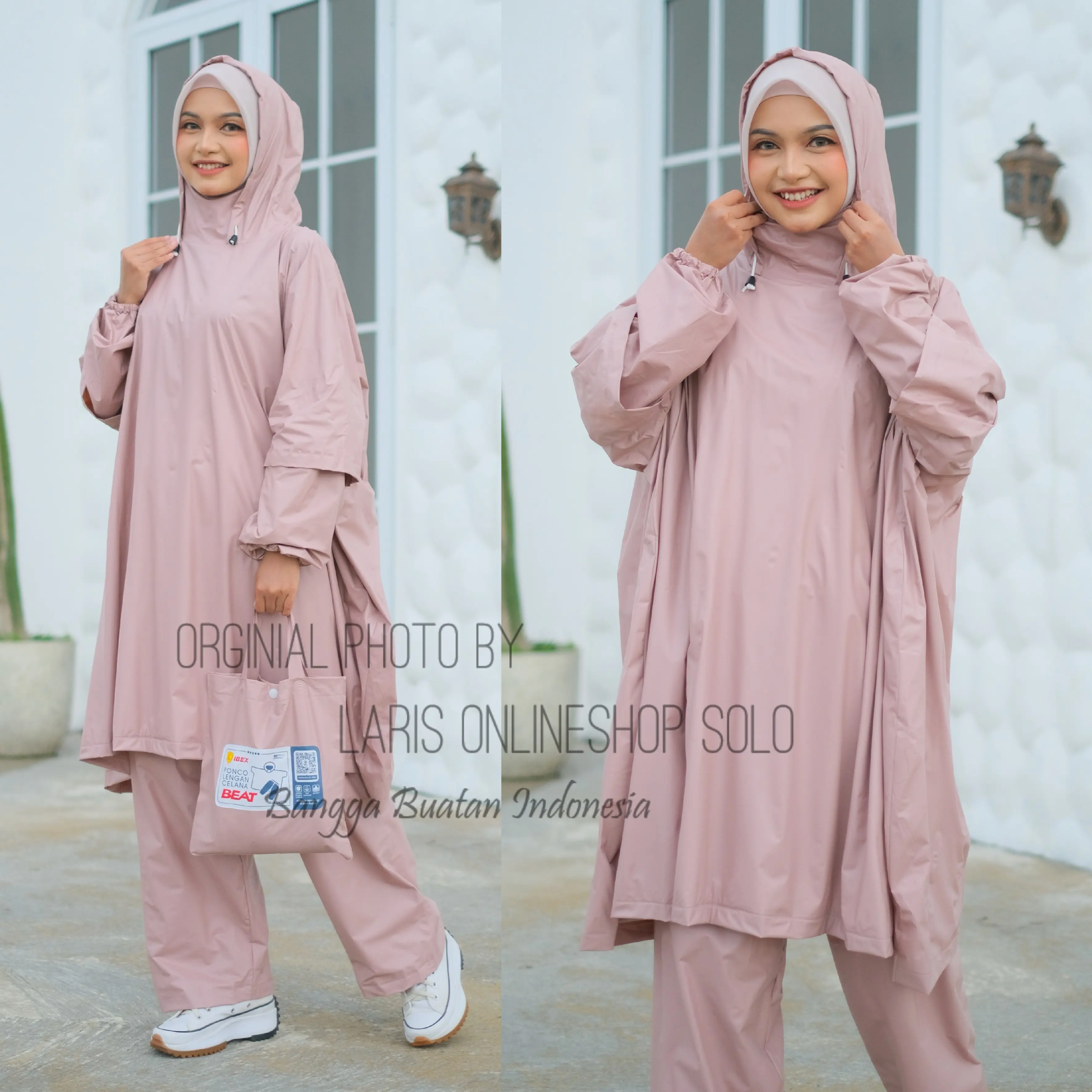 IBEX Jas Hujan Ponco Lengan Celana Beat / Jas Hujan Ibex Beat Jumbo