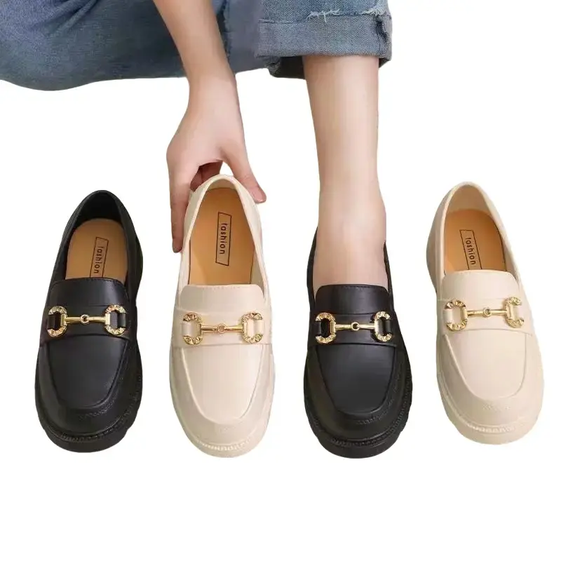 Fashion Women's Thick Bottom for Outdoors Retro Shoes for Four Seasons Women's Shoes Low-Cut Low-Top Closed Toe Slip-on Slippers isabel marant shoes doll heels manolo blahnik covet madison kim kardashian jelly